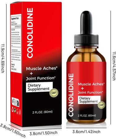 Conolidine Drops - All-Natural Joint Support Supplement for Pain Relief & Improved Mobility (1 PC - Buy Online on GoSupps.com