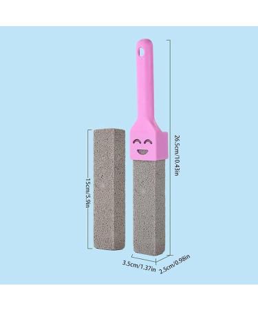 2Pcs Pumice Stick For Toilet Bowls Pumice Cleaning Stone Toilet Pumice Cleaning Stone With Handle Toilet Cleaner Toilet Rim Cleaning Brushes For Removing Stubborn Stains Limescale - Buy Online on GoSupps.com