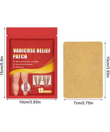 Buy Varicose Vein Plaster | 10 & 12 Piece Venous Stickers for Spider Vein Care | Reduce Appearance of Veins - Buy Online on GoSupps.com