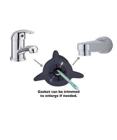 Children's Faucet Extender & Bath Spout Cover - Grey Shark Design for Hand Washing Safety - Kids Toddler Bathroom & Kitchen Accessory - Buy Online on GoSupps.com
