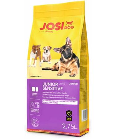 JosiDog Junior Sensitive (1 x 2.7 kg) | Puppy food for sensitive dogs from the 8th week | Well tolerated | Premium dry food for sensitive dogs in - Buy Online on GoSupps.com