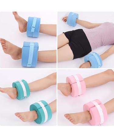 SiiMMM Foot Elevation Pillow - Ankle Heel Protector Support for Pressure Relief and Comfort - Medical Grade Foam Cushion for Bed Sores and Ulcers - Pink, 1 Pack - Buy Online on GoSupps.com