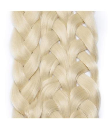 Tess 41 Braids Extensions | Jumbo Synthetic Crochet Braids Hair 5pcs 165g Bundle | Light Blonde #613 100cm - Buy Online on GoSupps.com