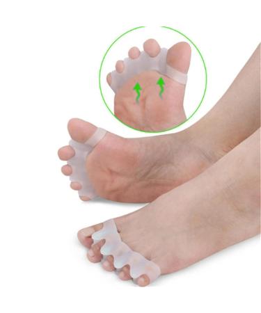 XUEQI Silicone Bunion Corrector Toe Separators - 1 Pair for Toe Straightening and Spacing - Buy Online on GoSupps.com