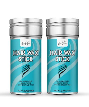 Evo Dyne Hair Wax Stick, (2.7 oz) - Gain Flexible Holds | Uni-Sex Formula, Wax Stick for Hair & Compatible with Wigs - Gain Enhance Detailed Styles (2-Pack (5.4 oz)) 2-Pack (5.4 Ounce)