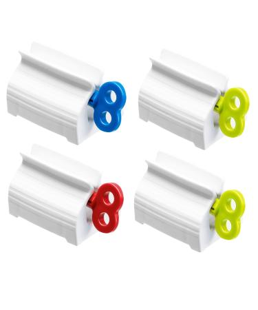 UDQYQ 4 pieces toothpaste tube squeezer/toothpaste dispenser-high-quality toothpaste holder toothpaste assistant tube press for ointments toothpaste hair dye hand cream and more. - Buy Online on GoSupps.com
