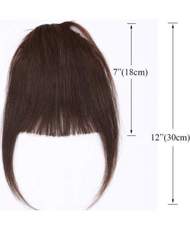 100% Remy Human Hair Clip-in Bangs | Natural Straight Fringe Hair Extensions - Buy Online on GoSupps.com
