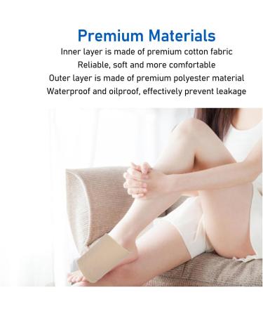 Tomotato Reusable Castor Oil Foot Pack - Alleviate Foot Pain Inflammation & Sleep Disturbances | Cotton Ankle Support - Buy Online on GoSupps.com
