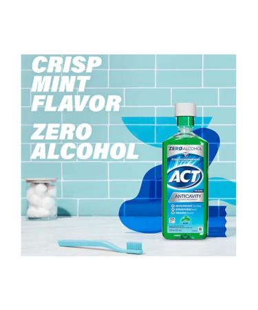 ACT Anticavity Fluoride Rinse Mint 18 oz - Pack of 4 (72 Fl Oz Total) - Buy Online on GoSupps.com