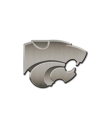 Rico Industries NCAA Standard Antique Nickel Auto Emblem for Car/Truck/SUV Kansas State Wildcats