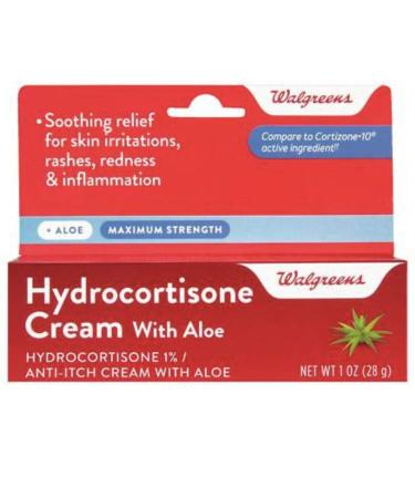 Walgreens Hydrocortisone with Aloe Cream 1% Maximun Strength