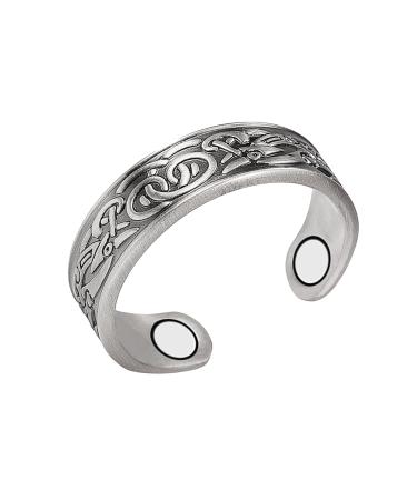 Magnetic therapy joint bone ring magnetic jewelry can relieve arthritis and migraines carry gift box (P)