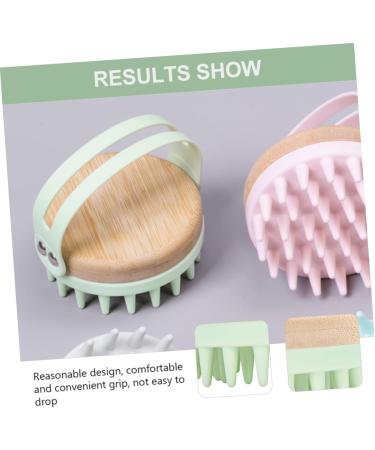 Beavorty 2 Pieces Scalp Shampoo Brush Scalp Massaging Scrubber for Deep Cleansing - Buy Online on GoSupps.com