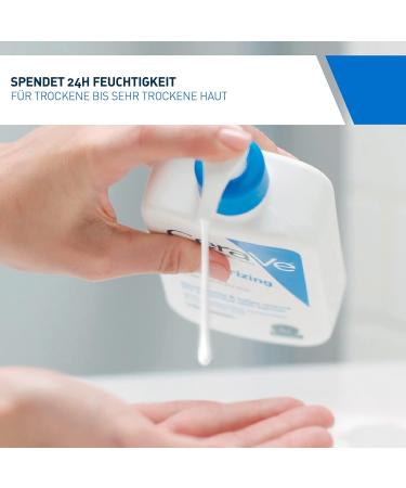 CeraVe Moisturizing Lotion 1L - Hydrating Body Cream (Pack of 1) - Buy Online on GoSupps.com