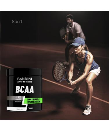  BANDINI Bandini BCAA + Vitamin B1 and B6 | 500 tablets 1000mg | Branched-Chain Amino Acids | Energy and Recovery Support - Buy Online on GoSupps.com