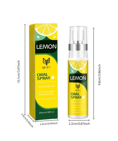 PEGO Oral Spray for Bad Breath,Dry Mouth Spray,Portable Mouth Spray,Fights Bad Breath,Removes Oral Odor,Sugar-Free Breath Fresheners,Long-Lasting Fresh Breath(Lemon Flavor*2Pack) - Buy Online on GoSupps.com