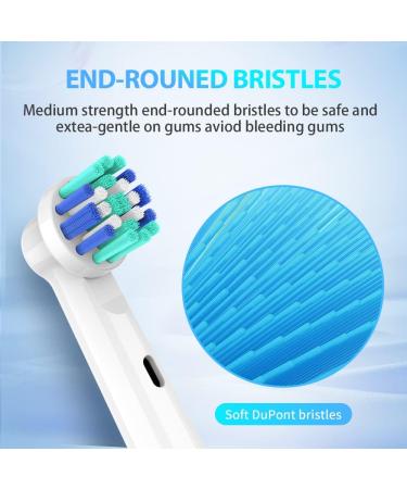 8 Pack Replacement Toothbrush Heads | Compatible with Oral B Electric Toothbrush Handle | Individually Packaged | Fits Oral B 7000/Pro 1000/9600/5000/3000/8000 | 8 Count - Buy Online on GoSupps.com