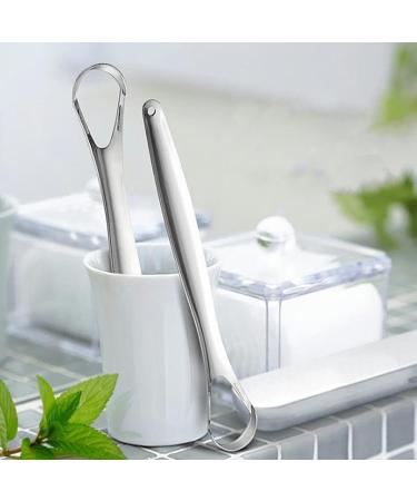 WILsem Steel Tongue Scraper - Red Tongue Cleaner for Oral Hygiene & Fresh Breath | International Shipping Available - Buy Online on GoSupps.com