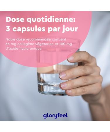 Pure Vegetarian Collagen + Hyaluronic Acid Zinc Vitamin C and Copper (120 Capsules) Highly Dosed Collagen Complex Supports Skin Nails and Hair* No Additives - Buy Online on GoSupps.com