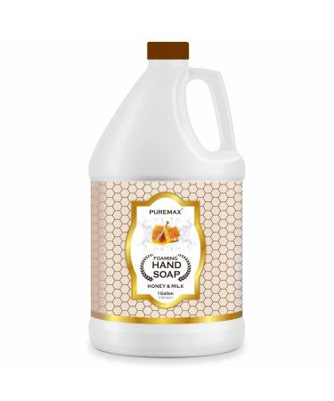 Puremax Foaming Hand Soap Honey Milk Refiller | Gentle  Moisturizing | Ready to Use | 128 Fl Oz (1 Gallon) |