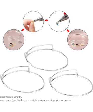 Expandable Bangle Comfortable 20PCS DIY Handmade Bangle Anti Rust Expandable Bangle for Lover for Christmas - Buy Online on GoSupps.com