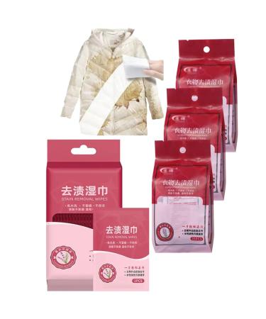 3 packs Stain Removal Wet Wipes Instant Mini Stain Remover Wipes Emergency Stain Rescue Stain Remover For Clothes Fabric Carpet (Color : Blue)