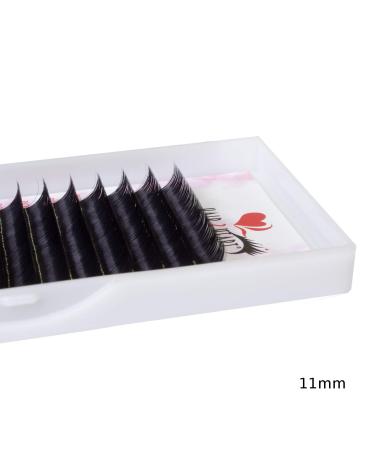 Hair2Heart B-Curl 0.10 Silk Fake Eyelashes - 11mm False Eyelashes for Stunning Looks | International Shipping - Buy Online on GoSupps.com
