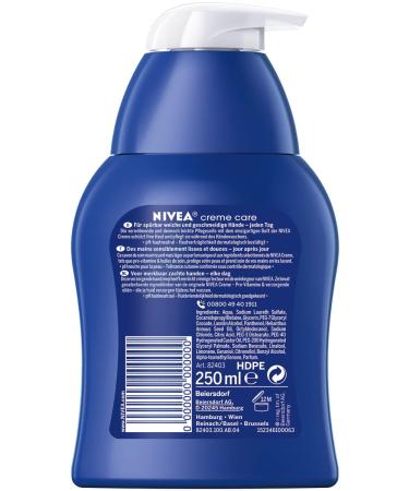 Nivea Cream Care Soap 250ml Gentle Liquid Hand Soap with Original Fragrance | 2-Pack for Moisturized Skin - Buy Online on GoSupps.com