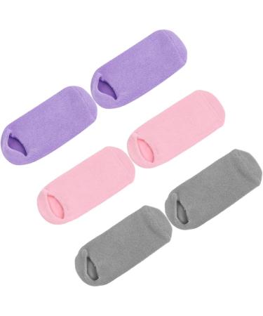 Healeved 9 Pairs Foot Gel Socks Spa Sock for Foot Care Spa Foot Socks Heel Spa Socks Lotion Moisturizing Socks Foot Repairing Socks Spa Gel Socks Miss Cotton-spandex Casual Socks Keep Warm - Buy Online on GoSupps.com