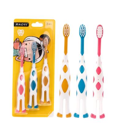 minkissy 6 pieces baby toothbrush toothbrush children's toothbrush baby toothbrush for children