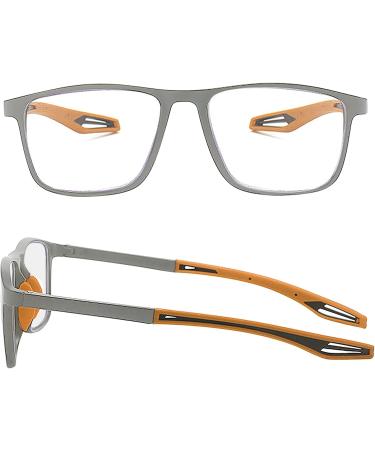 Kyaoayo Anti-Blue Light Reading Glasses - Ultra-Light Self-Tinting Varifocals for Men & Women - UV Protection Sports Glasses - Gray & Yellow 2.5x - Buy Online on GoSupps.com
