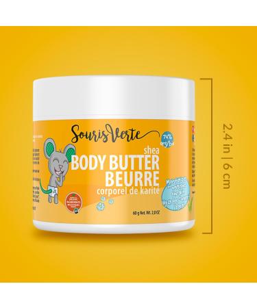 Souris Verte Baby Shea Butter Soothing Body Cream Baby & Mom Organic Hydrating Cream 60 ml - Buy Online on GoSupps.com