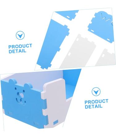 POPETPOP 2 Pcs Hamster Toilet Hamster Small Toilet Small Rat Toilet Guinea Toilet Critters Blue PVC 15x10cmx2pcs Bluex2pcs - Buy Online on GoSupps.com