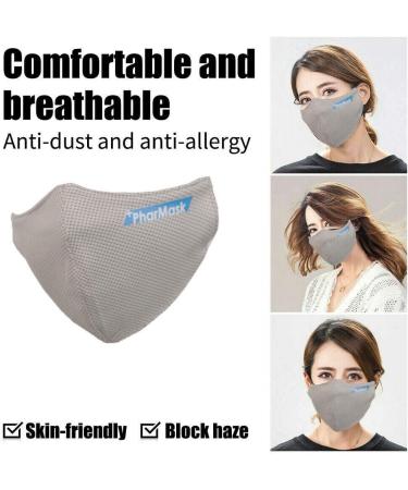 YNR Face Mask Washable Breathable Reusable Adult Mouth Protection Cover Shield Design Country Beige Antibacterial - Buy Online on GoSupps.com