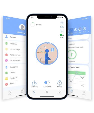 Bestand Pro Back Posture Corrector Trainer for Men & Women - Includes Necklace & Adhesives - Syncs with App for Tracking - Buy Online on GoSupps.com