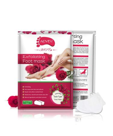 2 Pairs Callus Removal Mask For Feet Moisturizing Foot Mask Foot Patch Peeling
