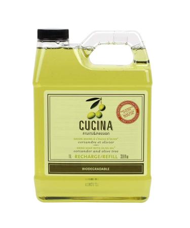 Cucina Hand Soap Set (Coriander and Olive Tree) - 200ml & 1L Refill - Buy Online on GoSupps.com