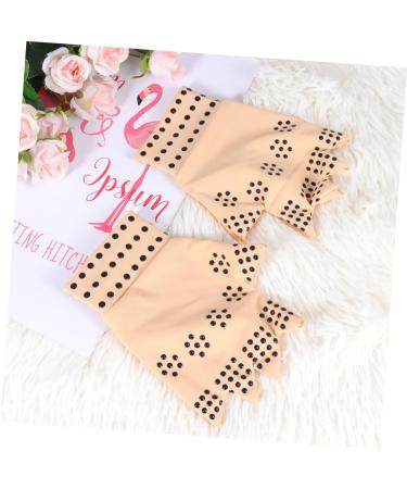 FRCOLOR Magnetic Therapy Gloves - 2 Pairs Half Finger Typing Gloves for Carpal Tunnel Relief & Work Comfort - Buy Online on GoSupps.com
