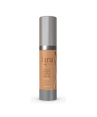 Lira Clinical BB - SPF 30 Tinted BB Cream with PSC & Vitamins - Full coverage - 0.7 fl oz. (BB Tint 30) 0.7 Fl Oz (Pack of 1) BB Tint 30