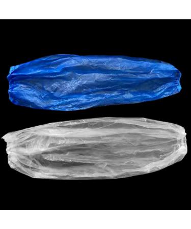 300 Disposable Waterproof Plastic Arm Sleeves - Blue Cleaning Oversleeves - Buy Online on GoSupps.com