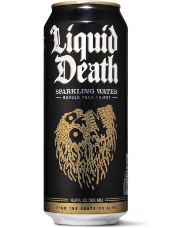 Buy Tallboys Liquid Death Sparkling Water 500ml - 12 Pack | International Shipping Available - Buy Online on GoSupps.com