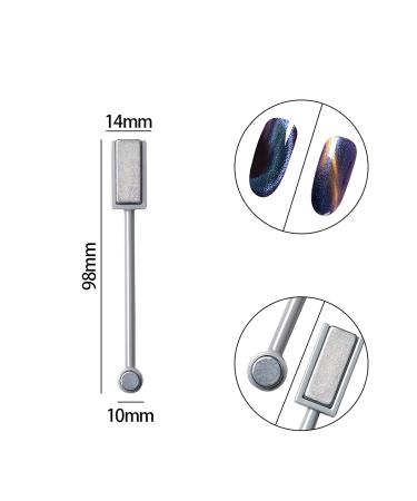 JERCLITY 5 Pieces Cat Eye Magnet Stick Set for Nail Art - Strong Double-Headed Magnet Wand for Home DIY and Salon Studios - Buy Online on GoSupps.com