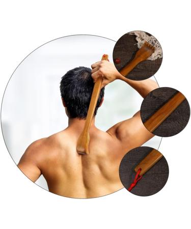 Beaupretty 2-in-1 Wooden Massage Device | Travel Itch Relief & Back Scratching Tool | Fragrant Wood Design - Buy Online on GoSupps.com