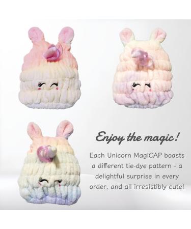 Ali & Boo Kids Hair Towel Wrap - Soft Microfiber Quick Dry Unicorn Hat for Bath Spa & Pool - Buy Online on GoSupps.com