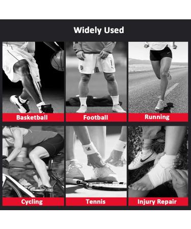 Coogime Plantar Fasciitis Foot Wraps - Ankle Brace & Bandage for Football - Breathable & Flexible - Orange Size S (EU 35-38) - Buy Online on GoSupps.com