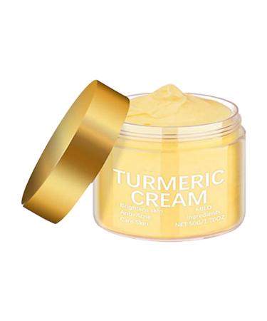 BommFu Turmeric Face Cream for Women | Turmeric Anti Aging Cream | 1.76 oz - Dark Spot Cream - To Combat Acne Oil & Pore Refinement