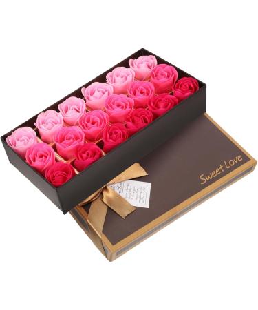 POPETPOP 3 Boxes Rose Soap Rose Petals Decorations Floral Decorations Wedding Decorations for Ceremony Bath Soap Rose Preserved Rose Scented Soap Rose Floral Soap Props - Buy Online on GoSupps.com