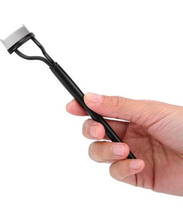 Natudeco Eyelash Comb Eyelash Comb Separator Stainless Steel Curved Design Steel Needle Eyelash Comb for Easy Smoothen Eyelashes - Buy Online on GoSupps.com