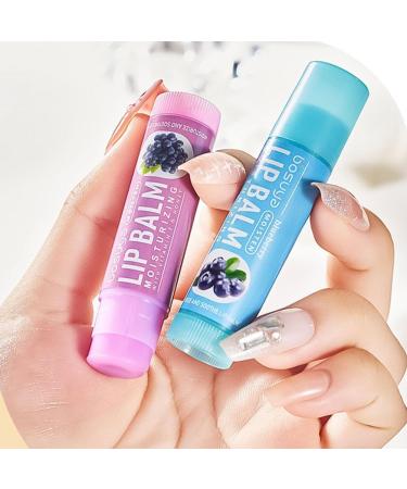 6 Pack Fruit Flent Lip Balm Set for Girls - Moisturizing Hydrating Lip Care Gift Natural Anti-Dry Anti-Crack Gloss for Dry & Chapped Christmas Birthday Gifts for Women Teens - Buy Online on GoSupps.com