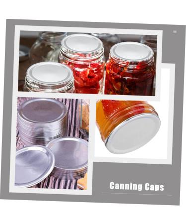 IMIKEYA 24pcs Mason Jar Lids Canning Lids Canning Caps Jar Caps Storage Can Covers Canning Covers Tinplate Caps Tinplate Covers Split Bottle Cap Sealing Ring Storage Tank Can Lid - Buy Online on GoSupps.com